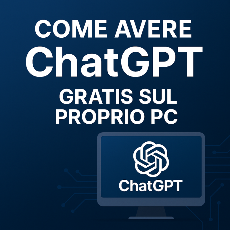 Come avere ChatGPT gratis sul proprio PC